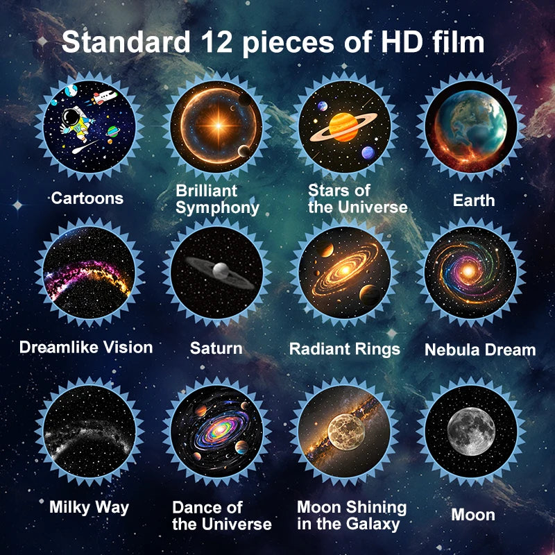 Astronaut projector Night light with 12 projection patterns