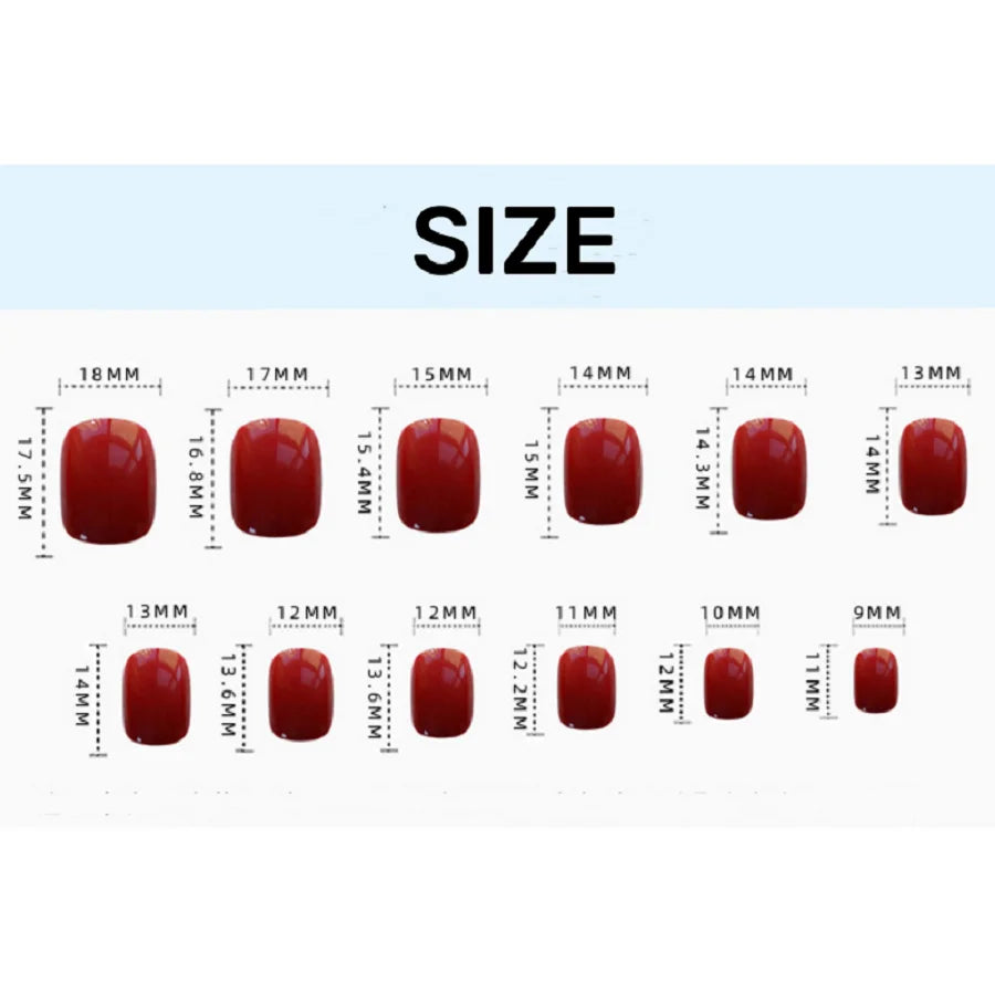 24PCS/1BOX Cat's Eye Fake Nails Phototherapy Gand-worn Armor Fake Nails